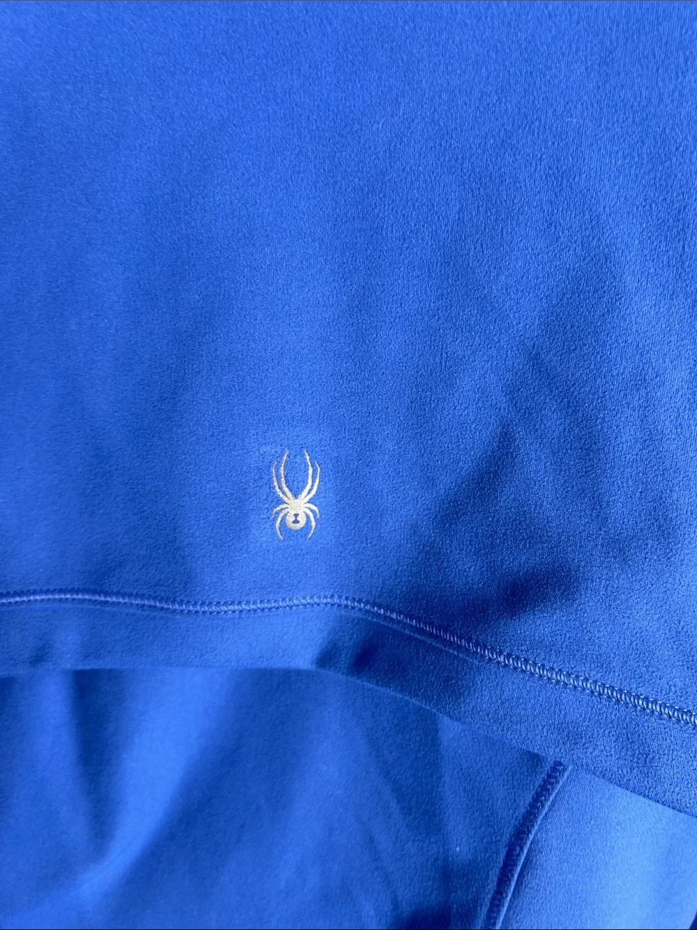 Womens Zip-Front Royal Blue Utility Jacket